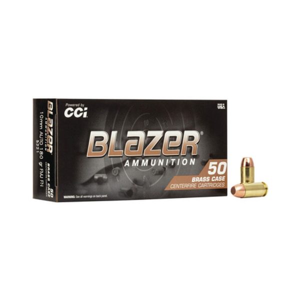 CCI Blazer Brass 10mm 180GR FMJFN - Image 2