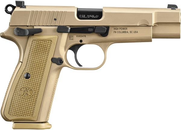 FNM HIGH PWR 9MM DA 17RD FDE