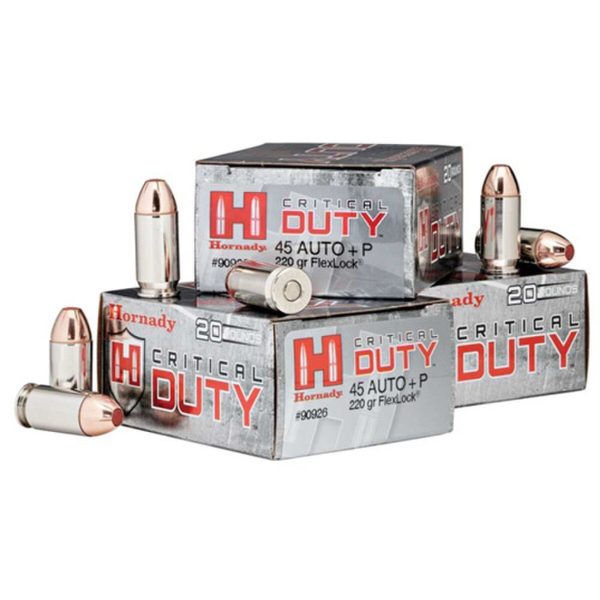 Hornady Critical Duty 45 Auto +P 220 Grain FLX - Image 2