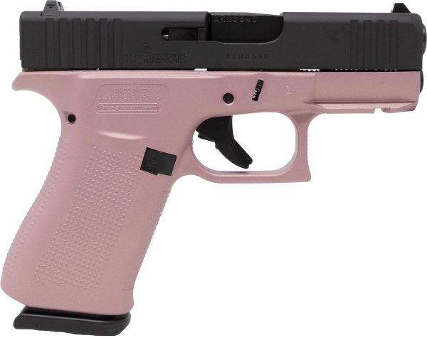 GLK 43X 9MM 10RD PINK BLK RAIL