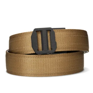 KORE ESSENTIALS Coyote TACTICAL NYLON GUN BELT 1.5" X7 BUCKLE