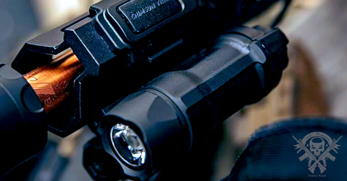 Crimson Trace CMR-301 Rail Master Pro Laser and Tactical Light Mounted on AR15