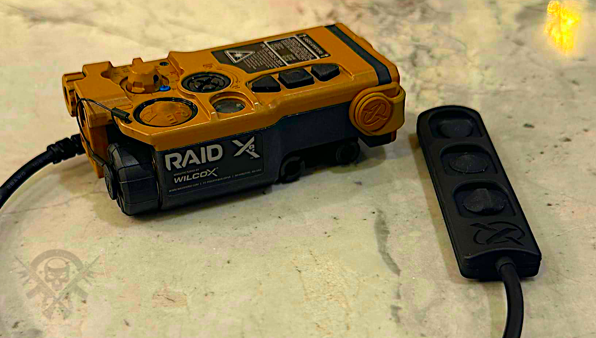 Wilcox RAID-Xe Low Power IR laser and illuminator with remote switch and coiled cable