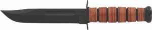 KBA KA-BAR USMC LEATHER HANDLE