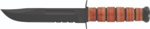 KBA KA-BAR USMC LEATHER SERR