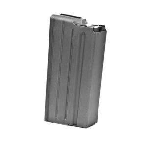 SR25/DPMS .308 SR STAINLESS 20 ROUND MAGAZINE - MARLUBE BLACK, BLACK FOLLOWER
