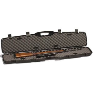 PRO-MAX SINGLE SCOPED RIFLE CASE - BLACK, 53.25"L X 4.125"W X 12”H