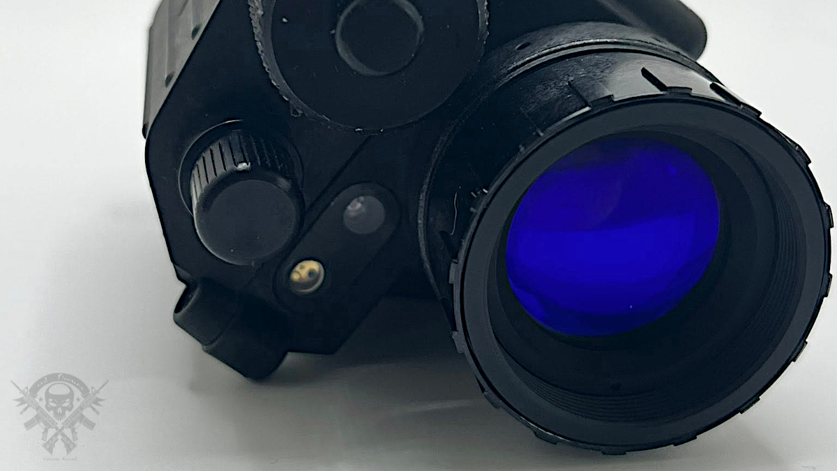 ATN PVS-14 Gen 3 night vision monocular showing objective lens and front housing