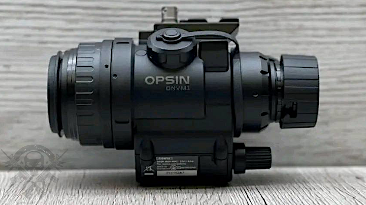 SiOnyx OPSIN digital night vision monocular shown in side profile