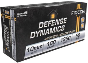 FIO 10MM 180GR DEFENSE JHP 50R