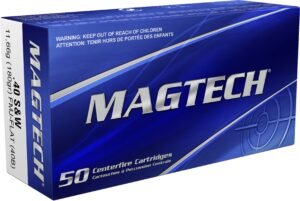 Magtech 40 S&W 180 Grain FMJ Flat Nose