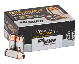 SIG 40SW 165GR V-CROWN 20RD