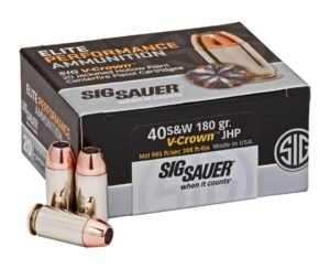 SIG 40SW 180GR V-CROWN 20RD
