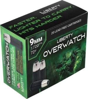 LIB 9MM 72GR OVERWTCH HP 20RD