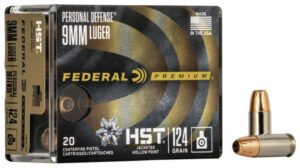 FDR 9MM 124GR HST JHP 20RD