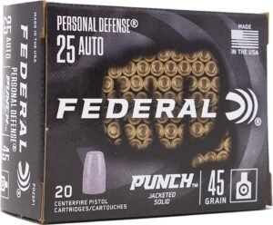FDR 25AP 45GR PUNCH JHP 20RD