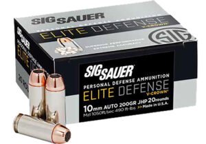 SIG 10MM 200GR V-CROWN 20RD