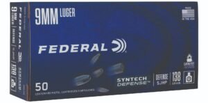 FDR 9MM 138GR DEF SJHP 50RD