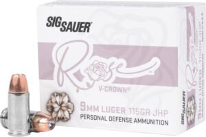 SIG 9MM 115GR V-CROWN ROSE 20R