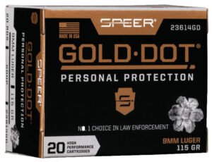SPR 9MM 115GR GOLD HP 20RD