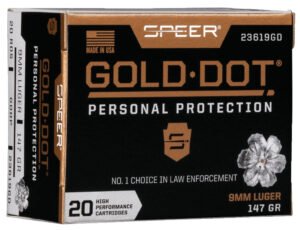 SPR 9MM 147GR GOLD HP 20RD