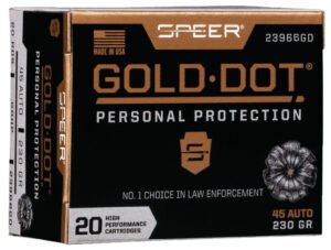 SPR 45AP 230GR GOLD HP 20RD