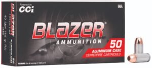 CCI 40SW 165GR BLAZER FMJ 50RD