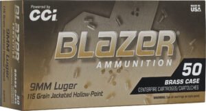 CCI 9MM 115GR BLZBRSS JHP 50RD