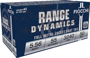 Fiocchi Range Dynamics 5.56 55 Grain FMJBT