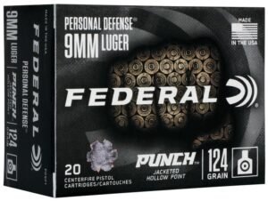 FDR 9MM 124GR PUNCH JHP 20RD