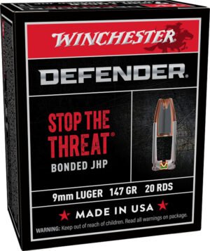 WIN 9MM 147GR DFNDR BJHP 20RD