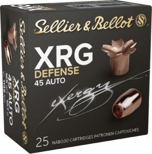 S&B 45AP 165GR XRG 25RD