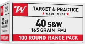 WIN 40SW 165GR USA FMJ 100RD