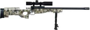 Crickett KSA2151 CPR Complete Package Youth 22 LR 1rd 16.12" Threaded Bull Barrel w/Muzzle Brake, Adjustable Cheek Comb Kryptek Camo Synthetic Stock, Integrated Buttstock & Forend Crickettinny Rails,
