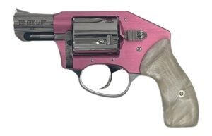 Charter Arms 53852 Chic Lady Off Duty Small 38 Special, 5 Shot 2" High Polished Stainless Steel Barrel & Cylinder, Pink Aluminum Frame, Pearl Grip, Concealed Hammer