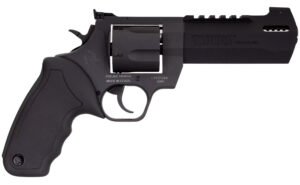 Taurus 2454051RH Raging Hunter 454 Casull 5rd 5.12" Matte Black Oxide Steel Black Rubber with Integrated Red Cushion Insert Grip