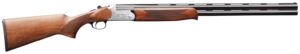 Charles Daly 930218 202  410 Gauge 2rd 3" 26" Blued Vent Rib Barrel, Silver Engraved Steel Receiver, Fixed Walnut Wood Stock