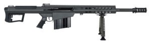 Barrett 18062 M107A1 50 BMG 20" 10+1 Black Cerakote Black Fixed w/Sorbothane Recoil Pad Stock Black Polymer Grip