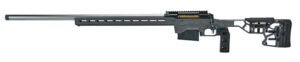 Savage Arms 57702 110 Elite Precision 308 Win 10+1 26" Matte Stainless, Matte Black Rec, Gray Cerakote Adjustable MDT ACC Aluminum Chassis Stock, Left Hand (MB Not Included)
