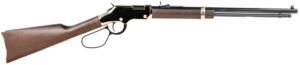 Henry H004L Golden Boy Large Loop Full Size 22 S/L/LR, 20" Blued Octagon Barrel, Brasslite Brass Drilled & Tapped Receiver, American Walnut Fixed Stock, Right Hand