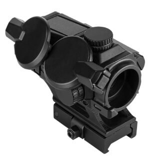 NcStar VDBSOLC SPD Solar Combat Red Dot Reflex Optic Black Anodized 1 x 24.5 mm 4 MOA Red Dot