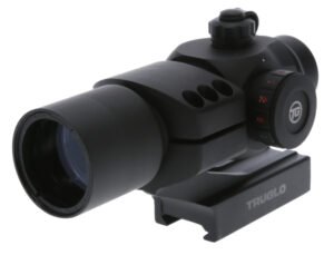 TruGlo TG-TG8230RB Triton Black Anodized 1x 30mm 3 MOA Illuminated Tri-Color Center Dot Reticle