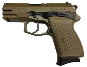 Bersa TPR9CFDE TPRC  Sports South Exclusive 9mm Luger 13+1, 3.50" Black Steel Barrel, Flat Dark Earth Serrated Steel Slide & Aluminum Frame w/Picatinny Rail, Ambidextrous