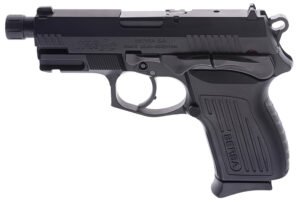 Bersa TPR9CMX TPRCX  Compact Frame 9mm Luger 13+1, 4.10" Black Steel Threaded Barrel, Matte Black Serrated Steel Slide & Aluminum Frame w/Beavertail, Ambidextrous