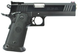 TriStar 85675 SPS Pantera 1911 Full Size Frame 9mm Luger 18+1 5" Stainless Steel Barrel, Black Chrome Serrated Steel Slide, Black Steel Frame w/Beavertail, Black Polymer Grip, Right Hand