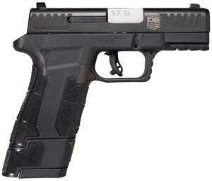 Diamondback DB0300P001 AM2 Sub-Compact Frame 9mm Luger 17+1, 3.50" Stainless Steel Barrel, Black Nitride Serrated Stainless Steel Slide, Black Polymer Frame w/Picatinny Rail & Polymer Grip