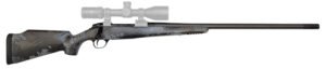 Fierce Firearms FCRG65PRC22TP Carbon Rage  Full Size 6.5 PRC 3+1 22" Black C3 Carbon Fiber Barrel, Tungsten Gray Cerakote Titanium Receiver, Phantom Camo Fixed Fierce Tech C3 Stock, Right Hand
