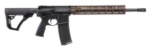 Daniel Defense 0219103270047 DD4 RIII 5.56x45mm NATO 16" 30+1, Black Rec/Furniture, OEM Stock & Grip, 12.50" FDE M-Lok Handgaurd, Ambi Controls
