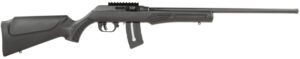 Rossi RS22W2111-TH RS22  Semi-Auto 22 WMR 10+1 21" Threaded Barrel, Black, Fixed Synthetic Stock