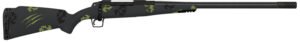 Fierce Firearms TROG300PRC24BF CT Rogue 300 PRC 3+1 24" Carbon Fiber Threaded Barrel, Black Cerakote Titanium Receiver, Picatinny Rail Forend, Forest Camo Fixed Carbon Fiber Stock, Right Hand